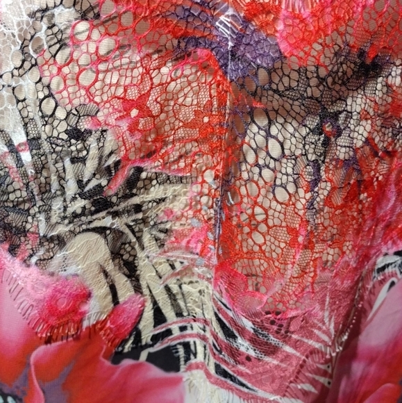 Guess Chiffon Jewel Embellished Blouse - Picture 5 of 8